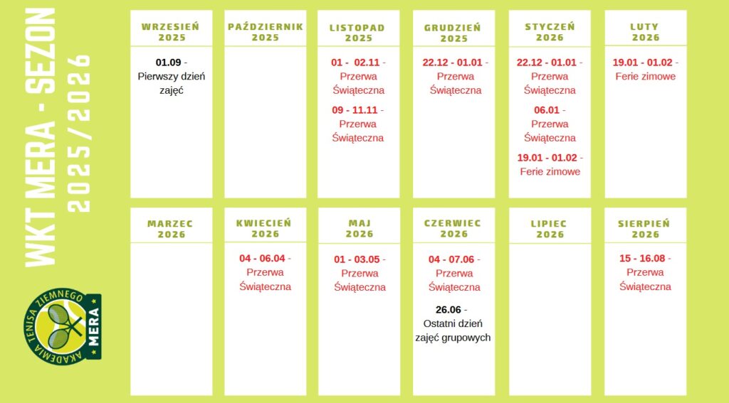 Kalendarium Akademii Mistrzów